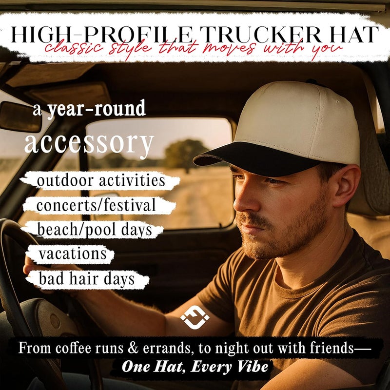 Funky Junque Vintage Canvas Snapback Hat - Adjustable 2 Tone Cap for Men Women - Put It On My, Cowboy, Girl Dad, Funny - Image 2
